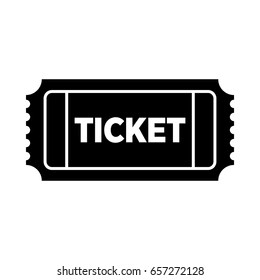 Ticket noir et blanc
